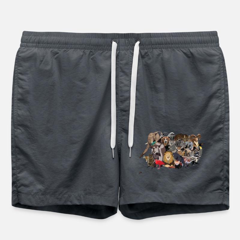 Animal pack - Swim Trunks - anthracite
