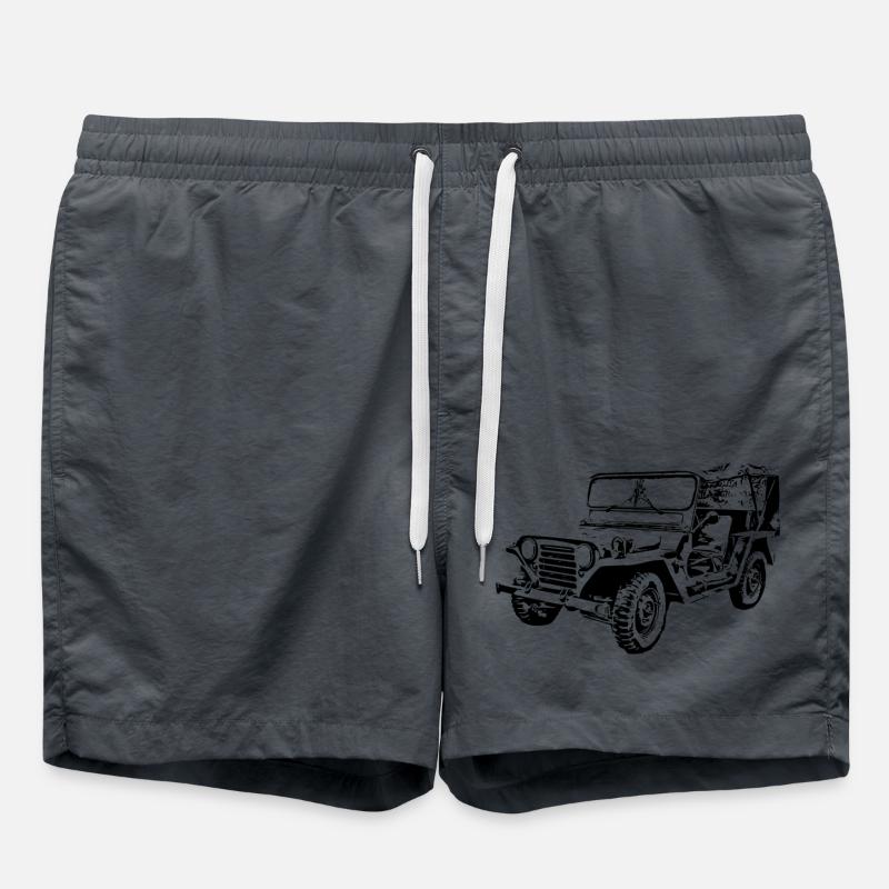 Auto - Badeshorts - Anthrazit