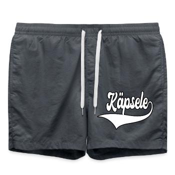 Käpsele für Schwabe Stuttgarter - Badeshorts - Anthrazit - Vorne - AI Model Male 185 light (185cm)