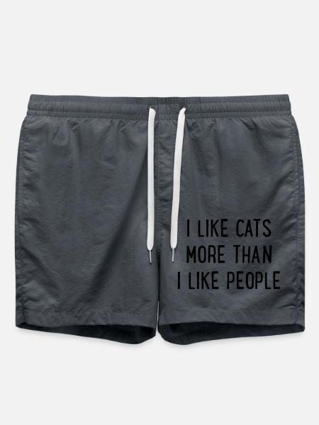 Feline - Swim Trunks - anthracite