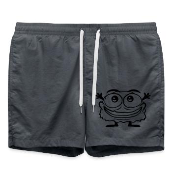 Mignon petit monstre poilu - Short de bain - charbon - Devant - AI Model Male 185 light (185cm)