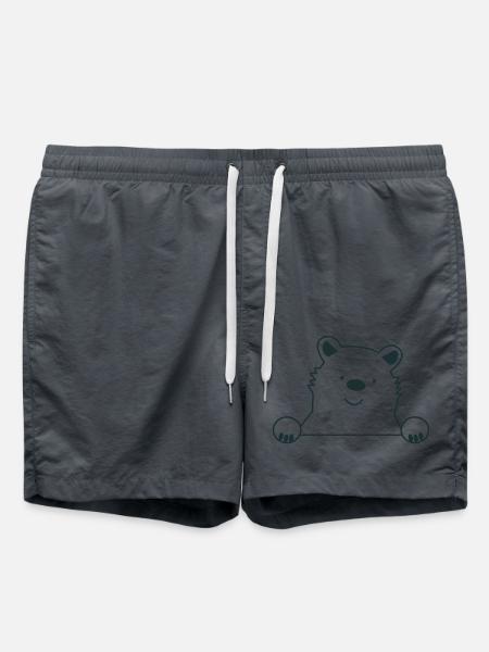 Ours mignon - Short de bain - charbon