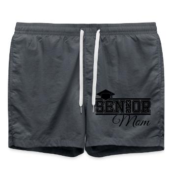 Senior 2023 Maman Fière Maman de Diplômé - Short de bain - charbon - Devant - AI Model Male 185 light (185cm)