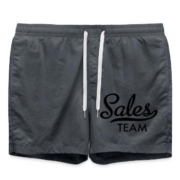 Équipe de vente - Short de bain - charbon - Devant - AI Model Male 185 light (185cm)