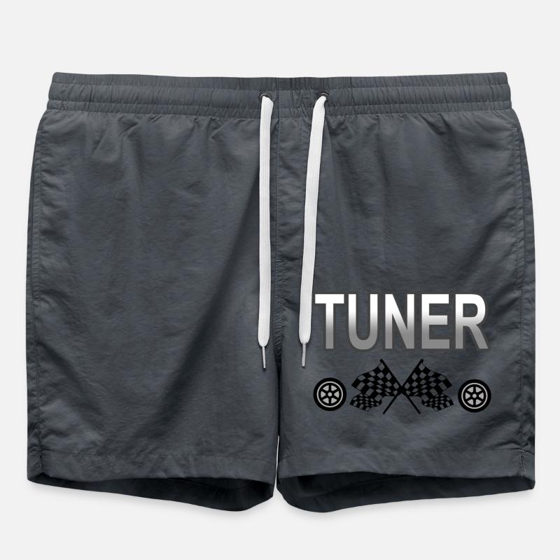 Auto - Badeshorts - Anthrazit