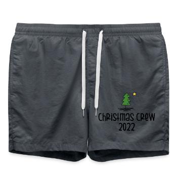 Christmas Crew 2022 - Swim Trunks - anthracite - Front - AI Model Male 185 light (185cm)
