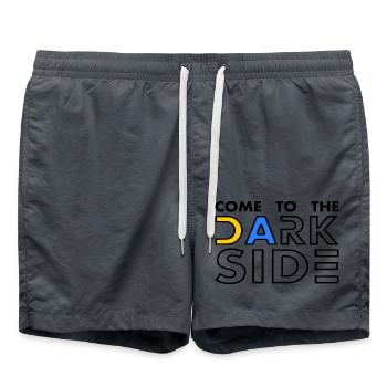 come to the dark side - Swim Trunks - anthracite - Front - AI Model Male 185 light (185cm)