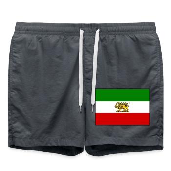 IRAN - Short de bain - charbon - Devant - AI Model Male 185 light (185cm)