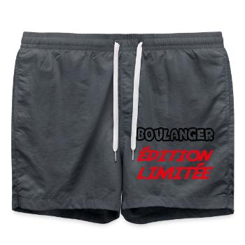 BOULANGER édition limitée - Short de bain - charbon - Devant - AI Model Male 185 light (185cm)