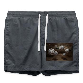 BULLE NEIGE 16K 96MP - Short de bain - charbon - Devant - AI Model Male 185 light (185cm)
