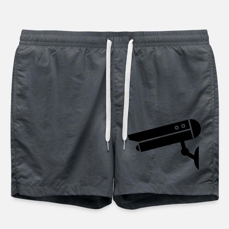 kamera icon - Badeshorts - Anthrazit