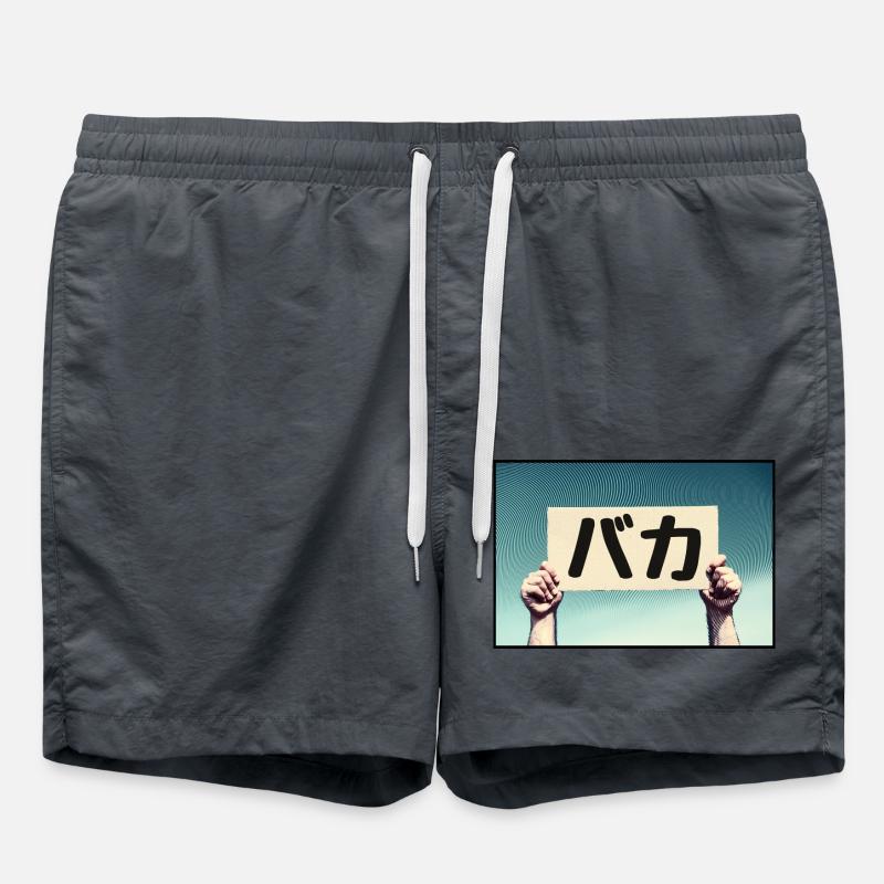 Schild - Baka! - Badeshorts - Anthrazit