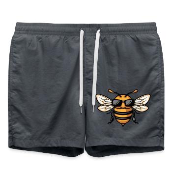 Animal abeille - Short de bain - charbon - Devant - AI Model Male 185 light (185cm)