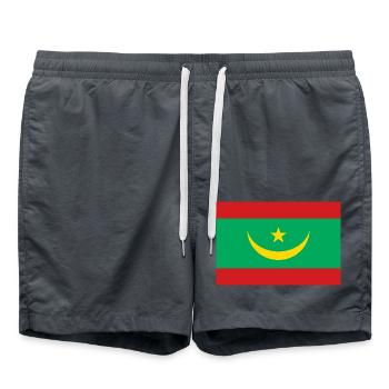 Mauritanie - Short de bain - charbon - Devant - AI Model Male 185 light (185cm)