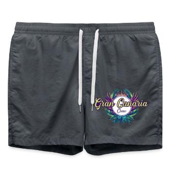 Vacances Gran Canaria Crew - Short de bain - charbon - Devant - AI Model Male 185 light (185cm)