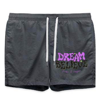 Dream Belive - Badeshorts - Anthrazit - Vorne - AI Model Male 185 light (185cm)