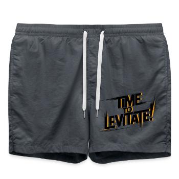 Zeit zum Schweben - Badeshorts - Anthrazit - Vorne - AI Model Male 185 light (185cm)