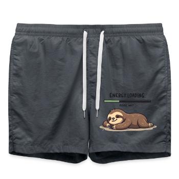Sloth Energy Loading - Swim Trunks - anthracite - Front - AI Model Male 185 light (185cm)