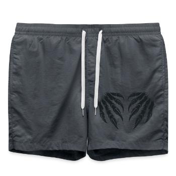 krallen 2 - Badeshorts - Anthrazit - Vorne - AI Model Male 185 light (185cm)