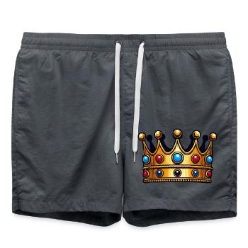 couronne - Short de bain - charbon - Devant - AI Model Male 185 light (185cm)