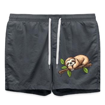 Sommeil paresseux - Short de bain - charbon - Devant - AI Model Male 185 light (185cm)