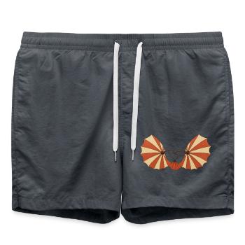 Flügel Schneider von Ulm - Short de bain - charbon - Devant - AI Model Male 185 light (185cm)