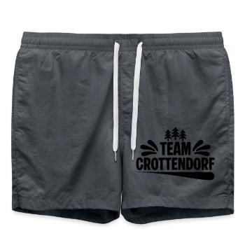 Team Crottendorf - Badeshorts - Anthrazit - Vorne - AI Model Male 185 light (185cm)