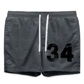 34 - Swim Trunks - anthracite - Front - AI Model Male 185 light (185cm)