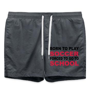 2541614 11660931 soccer - Short de bain - charbon - Devant - AI Model Male 185 light (185cm)