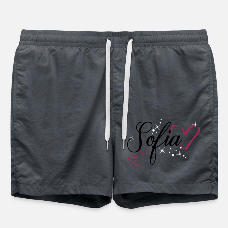 Sofia name first name - Swim Trunks - anthracite