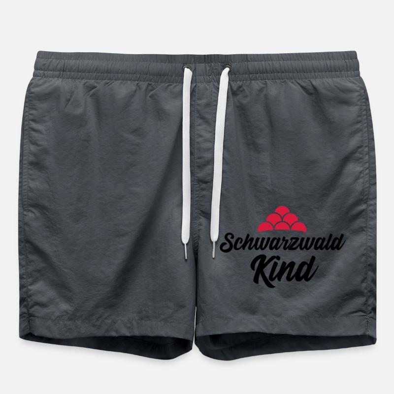 Black Forest Child - Swim Trunks - anthracite