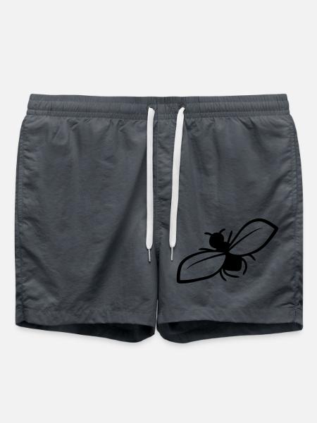 Design Annoying Fly - Swim Trunks - anthracite