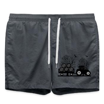 Tractor - Swim Trunks - anthracite - Front - AI Model Male 185 light (185cm)