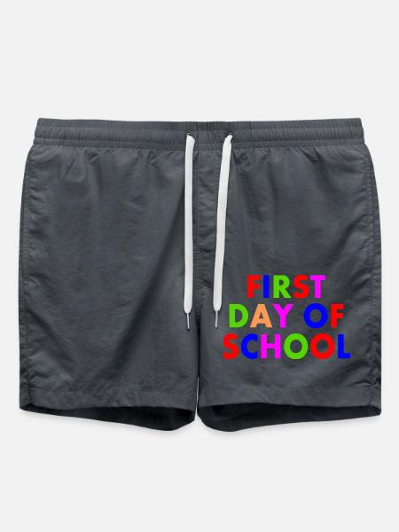 First day of school - Swim Trunks - anthracite