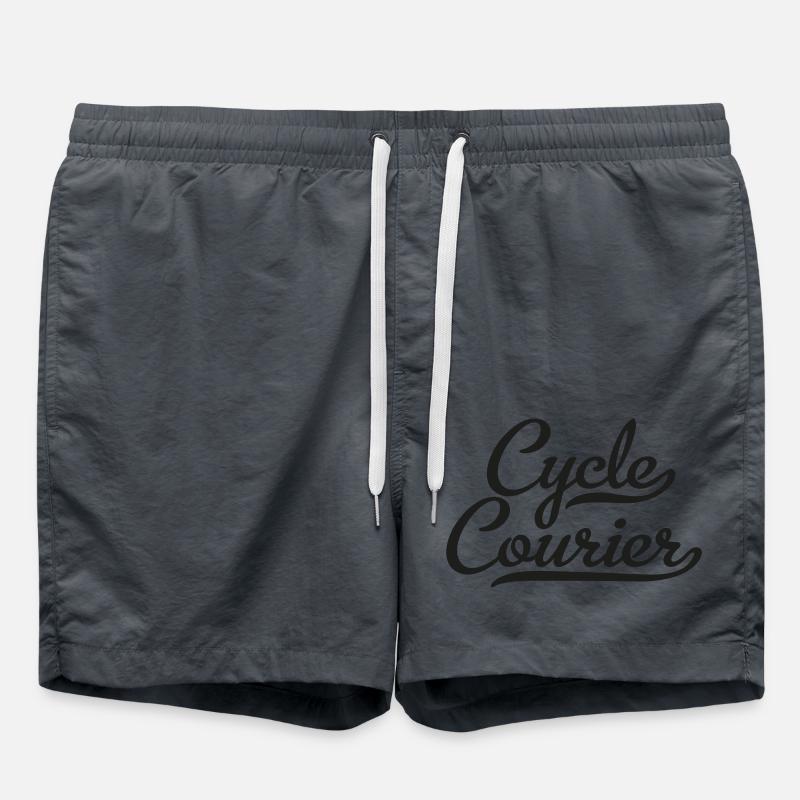 Bicycle courier - Swim Trunks - anthracite