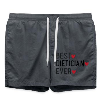 Nutritional advice - Swim Trunks - anthracite - Front - AI Model Male 185 light (185cm)