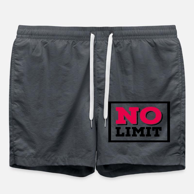 NoLimit - Badeshorts - Anthrazit