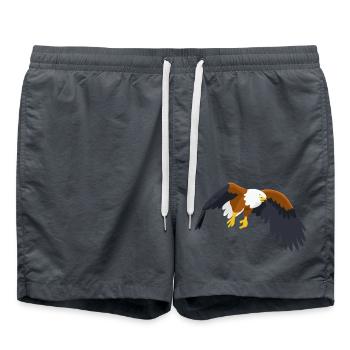 Aigle de mer africain - Short de bain - charbon - Devant - AI Model Male 185 light (185cm)