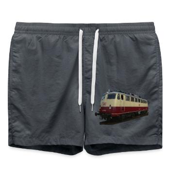 Locomotive DB113 - Swim Trunks - anthracite - Front - AI Model Male 185 light (185cm)