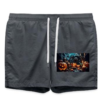 Spiders - Swim Trunks - anthracite - Front - AI Model Male 185 light (185cm)