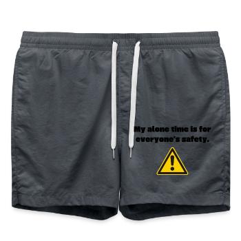 My alone time - Badeshorts - Anthrazit - Vorne - AI Model Male 185 light (185cm)