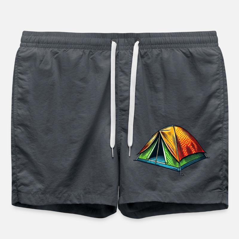 tent - Swim Trunks - anthracite