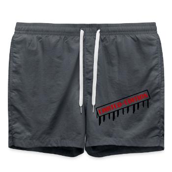 Limited Edition 2 - Swim Trunks - anthracite - Front - AI Model Male 185 light (185cm)
