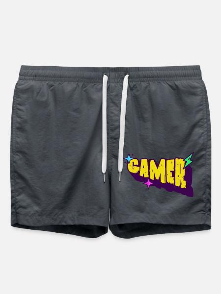 Gamer Gaming - Swim Trunks - anthracite