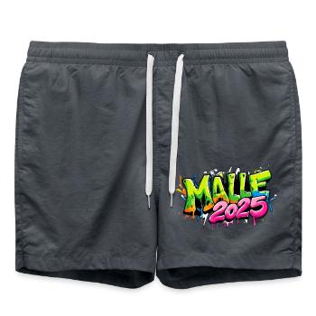 Malle 2025 Colorful - Swim Trunks - anthracite - Front - AI Model Male 185 light (185cm)