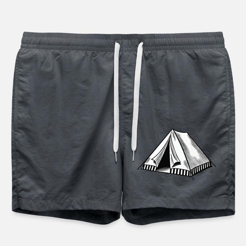 tent - Swim Trunks - anthracite