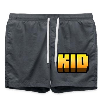 KID - Badeshorts - Anthrazit - Vorne - AI Model Male 185 light (185cm)