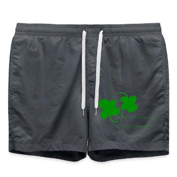 share your happiness - Swim Trunks - anthracite - Front - AI Model Male 185 light (185cm)