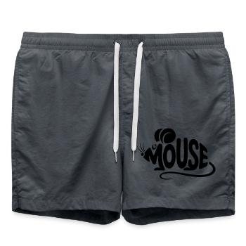 Maus - Cool Bird Logo - Badeshorts - Anthrazit - Vorne - AI Model Male 185 light (185cm)