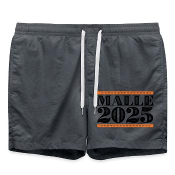 Malle 2025 Millésime - Short de bain - charbon - Devant - AI Model Male 185 light (185cm)
